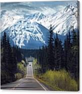 South Bound On The Cassiar Highway Canvas Print