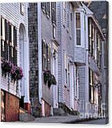 South Side Of Leyden Street Canvas Print