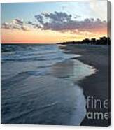 South Topsail Beach Sunset 2014 Canvas Print