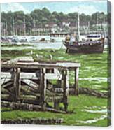 Southampton Northam River Itchen Mudflats Canvas Print