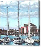 Southampton Ocean Village Marina Canvas Print