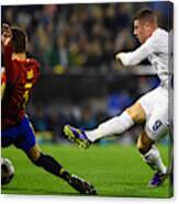 Spain V England - International Friendly Canvas Print