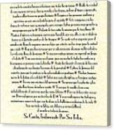 Spanish Desiderata Espanol Canvas Print