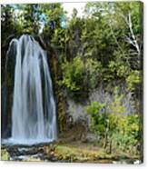 Spearfish Falls In Early September Canvas Print