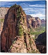 Spectacular Hike Angel's Landing Zion Canvas Print