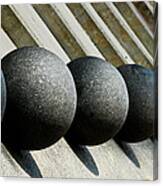 Spheres And Steps Canvas Print