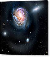 Spiral Galaxy Ngc 4911 Canvas Print