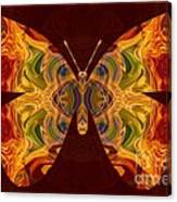 Spiritual Transformation Abstract Butterfly Artwork Canvas Print