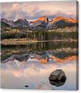 Sprague Lake Sunrise 2 Canvas Print