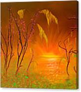 Spring Morning Louisiana Bayou Style Canvas Print