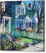 Spring Morning On East Street Canvas Print