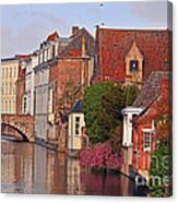Spring On A Canal Canvas Print