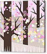 Spring Snow Canvas Print
