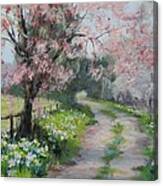 Spring Walk Canvas Print