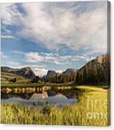 Square To At Green River Canvas Print