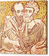 Saints Peter And Paul Embracing Canvas Print