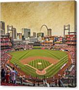 St. Louis Cardinals Busch Stadium Texture 9252 Canvas Print