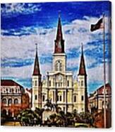 St. Louis Cathedral 2 Canvas Print