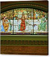 St Louis Union Station Allegorical Window Canvas Print