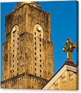 St Sophia Tower And Crosses Canvas Print