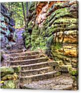 Stairway To Heaven At Ritchie Ledges Canvas Print