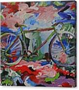 Stand Alone Bike Canvas Print