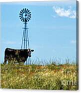 Standing By The Water Hole Canvas Print