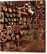 Steam Punk Battleship Engine Room Canvas Print