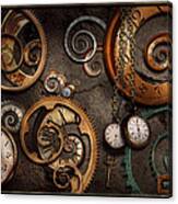 Steampunk - Abstract - Time Is Complicated Canvas Print