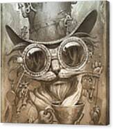 Steampunk Cat Canvas Print
