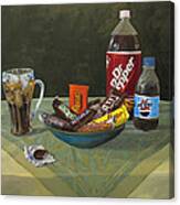 Still Life With Candy Canvas Print
