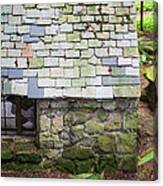 Stone House In The Forest Canvas Print