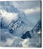 Storm Clouds In Mountains Canvas Print
