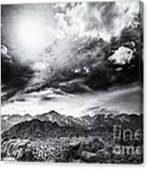 Storm In The Alabama Hills Canvas Print
