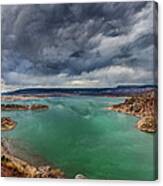 Stormy Abiquiu Lake Canvas Print