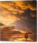Stormy Sunrise Canvas Print