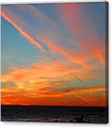 Strange Contrails Canvas Print