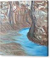 Streams Dream To Be A River Canvas Print