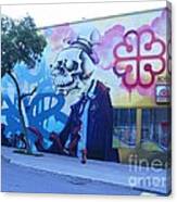 Street Art. Montreal. Quebec 2014 Canvas Print