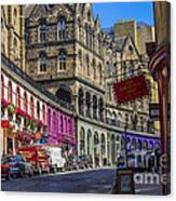 Victoria Street In Edinburgh Canvas Print