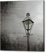 Street Lamp On The River Canvas Print