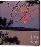 Sturgeon Lake Mn Sunset Canvas Print