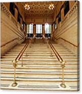 Subway Station Staircase,chicago Canvas Print
