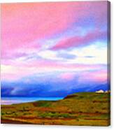 Summer Evening In Cold Bay Canvas Print