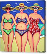 Summer Sisters - Beach Canvas Print