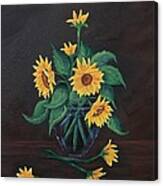 Sun Flowers Canvas Print