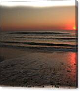 Sun Over The Ocean Canvas Print