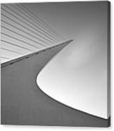 Sundial Bridge Bw 6 Canvas Print