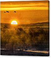 Sunrise In Monta Vista Colorado Canvas Print