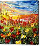 Sunrise Meadow Canvas Print